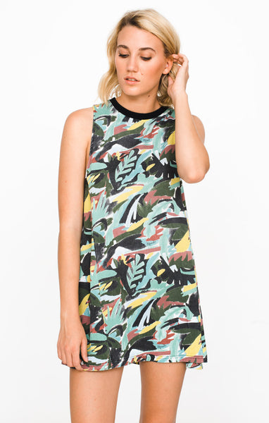 Afends Fern - Bandcut Dress - Forest