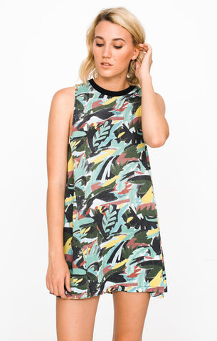 Afends Fern - Bandcut Dress - Forest