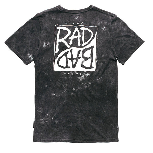 Afends Rad Bad - Tee - Black Acid Wash