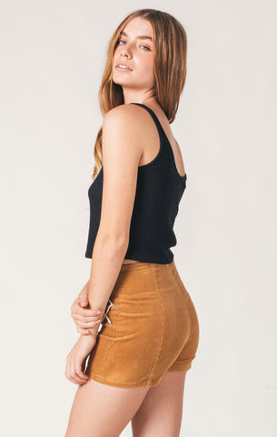 Afends Higher - Crop Top - Black