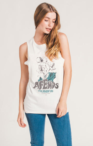 Afends Imagine - Bandcut Tee - Natural