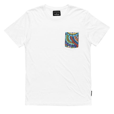 Afends Tourettes - Pocket Tee - White