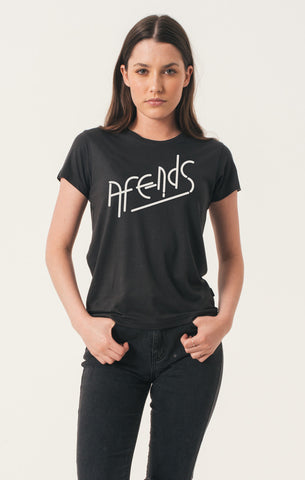 Afends Vegas - Logo Tee - Black