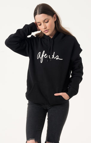 Afends Chicken - Pull Over Hood - Black