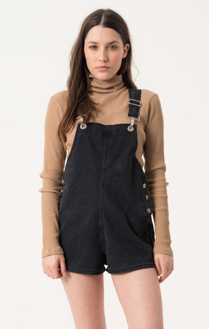 Afends Frankie - Overalls - Stone Black