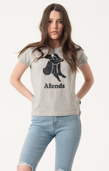 Afends Cold - Tee - Grey Marle