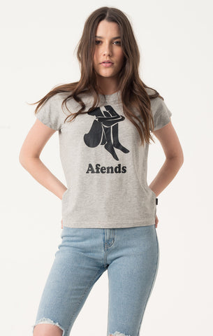 Afends Cold - Tee - Grey Marle