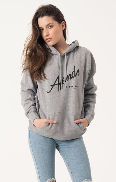 Afends Street - Pull Over Hood - Grey Marle