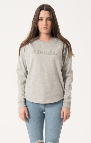 Afends Hendricks - Fleece Sweater - Grey Marle