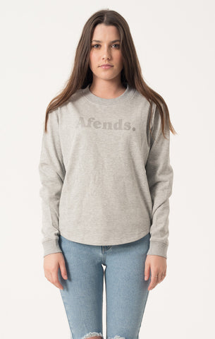 Afends Hendricks - Fleece Sweater - Grey Marle