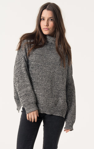 Afends Sadie - Knit Sweater - Black White