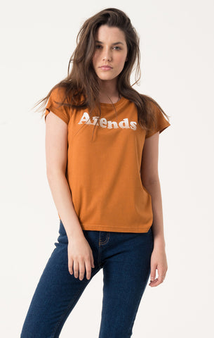Afends Fend - Logo Tee - Copper