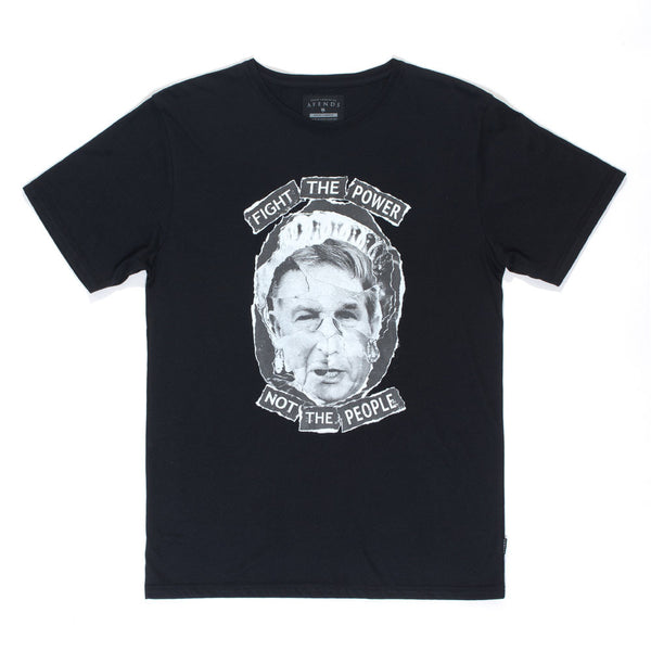 Afends Fight - Slim Fit Tee - Black