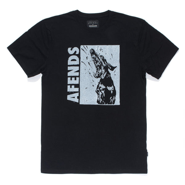 Afends Dog Breath - Slim Fit Tee - Black