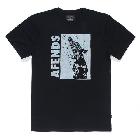 Afends Dog Breath - Slim Fit Tee - Black