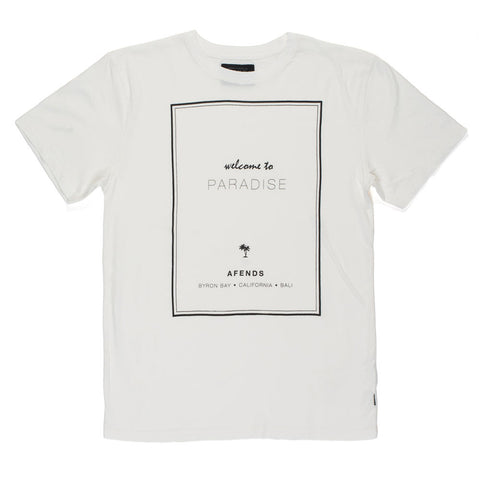 Afends Home - Slim Fit Tee - Natural