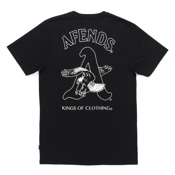 Afends Royals - Slim Fit Tee - Black