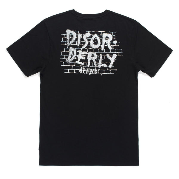 Afends Disorderly - Slim Fit Tee - Black