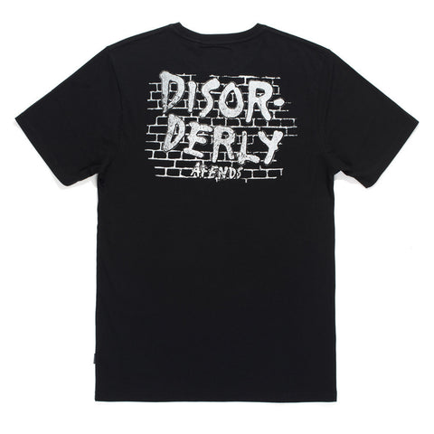 Afends Disorderly - Slim Fit Tee - Black