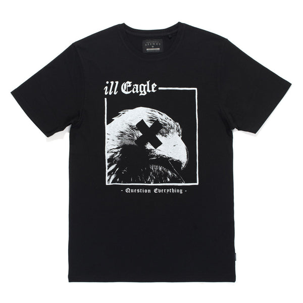 Afends Ill Eagle - Slim Fit Tee - Black