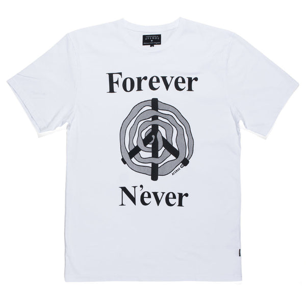 Afends N'ever - Slim Fit Tee - White