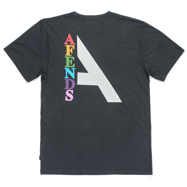 Afends Sorts - Slim Fit Tee - Faded Black