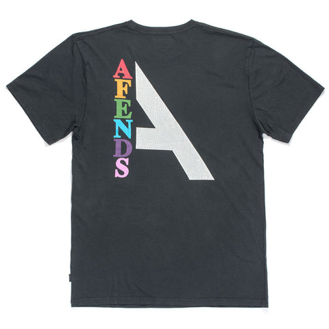 Afends Sorts - Slim Fit Tee - Faded Black