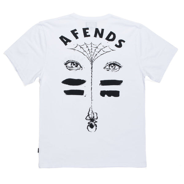 Afends Webs - Slim Fit Tee - White