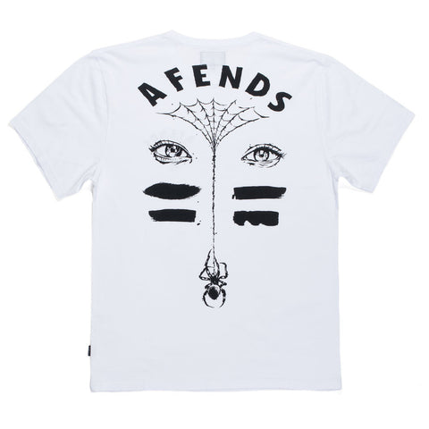 Afends Webs - Slim Fit Tee - White