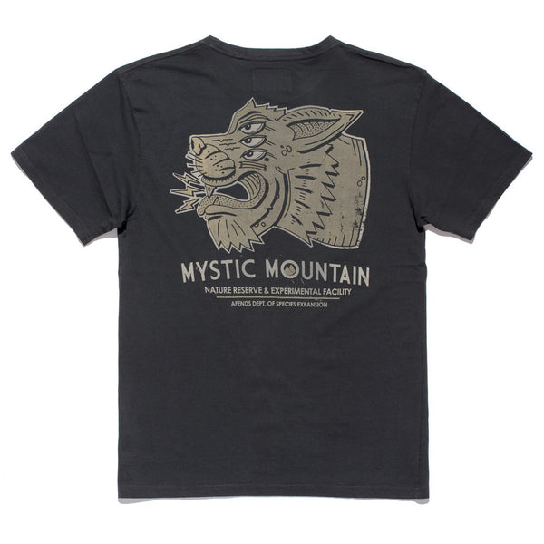 Afends Mystic - Standard Fit Tee - Faded Black