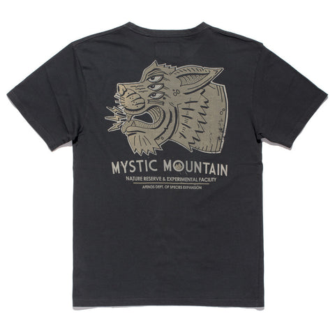 Afends Mystic - Standard Fit Tee - Faded Black