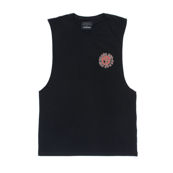 Afends Peace - Bandcut Tee - Black