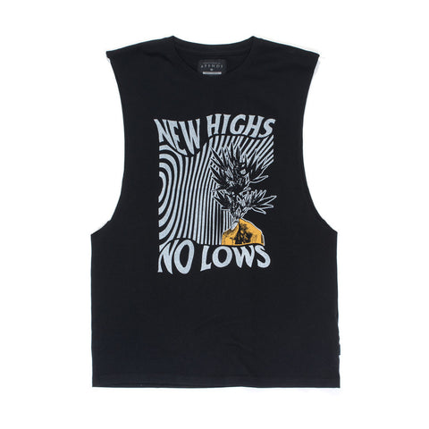 Afends No Lows - Bandcut Tee - Black