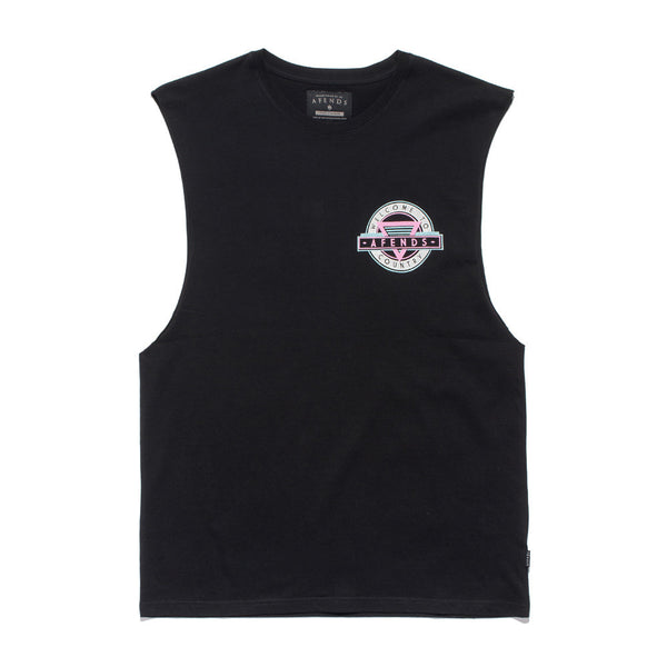 Afends Florida - Bandcut Tee - Black
