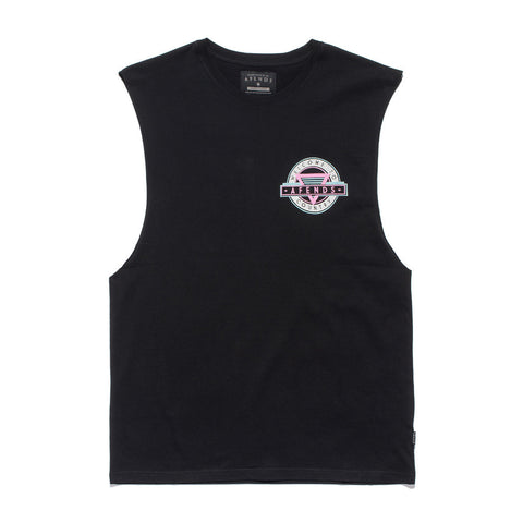 Afends Florida - Bandcut Tee - Black