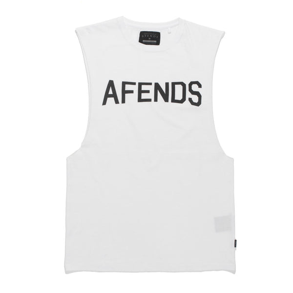 Afends NY - Bandcut Tee - White