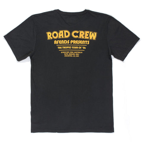 Afends All Access - Vintage Fit Tee - Faded Black