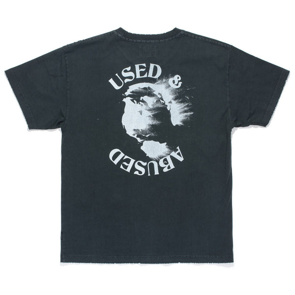 Afends Used - Vintage Fit Tee - Faded Black