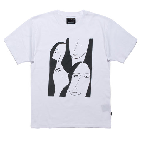 Afends Girls, Girls, girls - Vintage Fit Tee - White