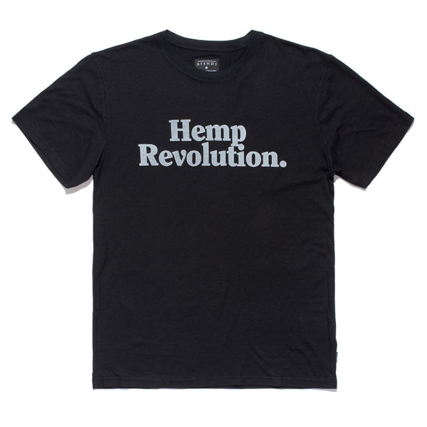 Afends Revolution - Hemp Tee - Black