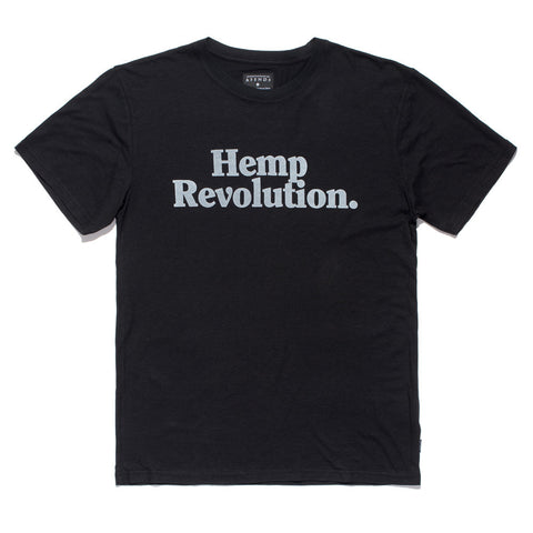 Afends Revolution - Hemp Tee - Black