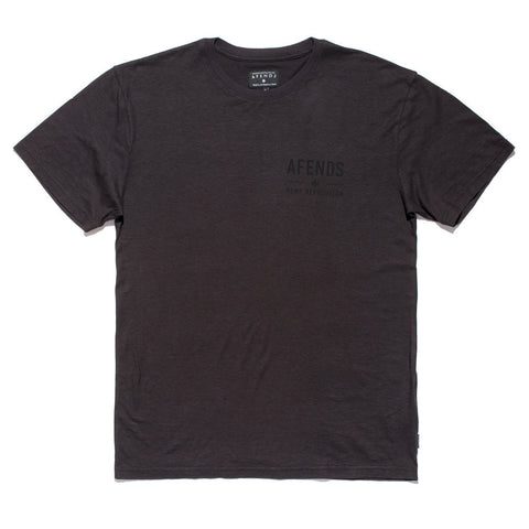 Afends Eco Est - Hemp Tee - Faded Black