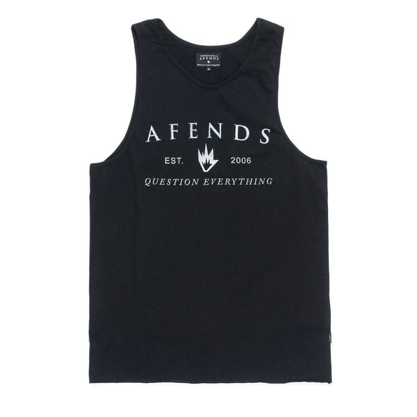 Afends Established - Bandcut Tee - Black