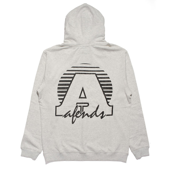 Afends Desert - Pull Over Hood - White Marle
