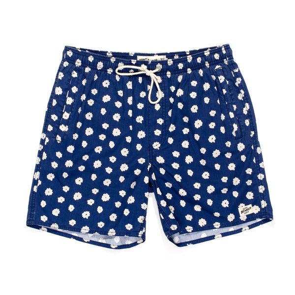 Afends Baywatch Daisies - 15.5" Swim Shorts - Daisies