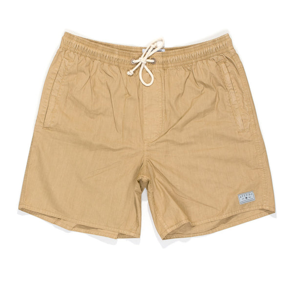 Afends Baywatch Mustard - 15.5" Swim Shorts - Mustard