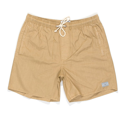 Afends Baywatch Mustard - 15.5" Swim Shorts - Mustard