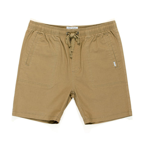 Afends The Sloth - Elastic Walkshorts - Olive