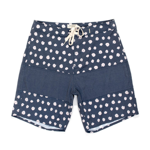 Afends Easyrider Daisies- 16.5" Fixed Waist Boardshorts - Daisies