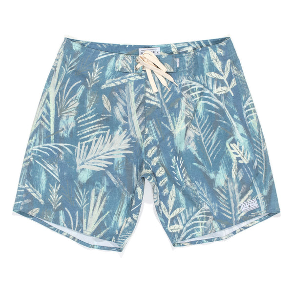Afends Easyrider Jungle - 16.5" Fixed Waist Swim Shorts - Jungle